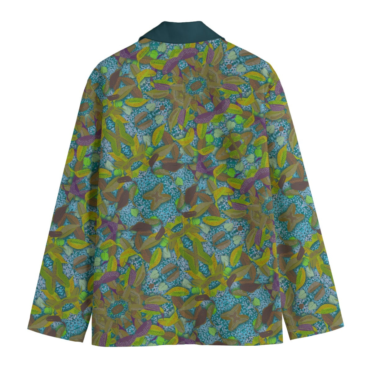 “Leaf Fall II” Men's Casual Flat Lapel Collar Blazer | 245GSM Cotton