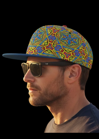 ‘Picton’ Baseball Cap With Flat Brim