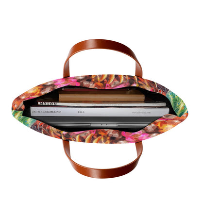 “Peacock Flight” Women's Tote Bag | Diving Cloth