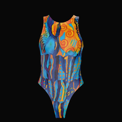 “Oceanic” Women's Tank Bodysuit