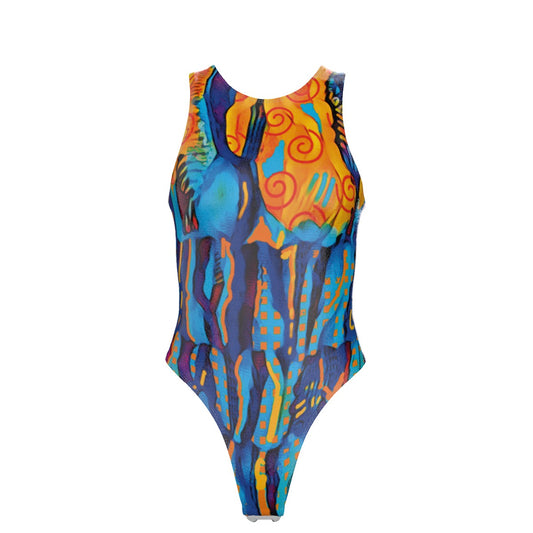 “Oceanic” Women's Tank Bodysuit