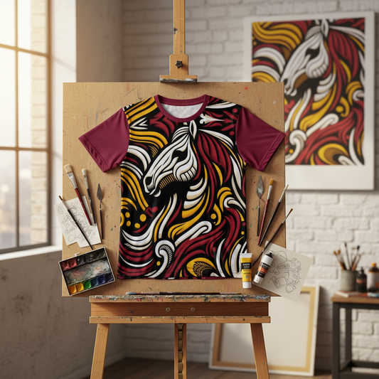 “Bronco”  O-Neck T-Shirt | 190GSM Cotton