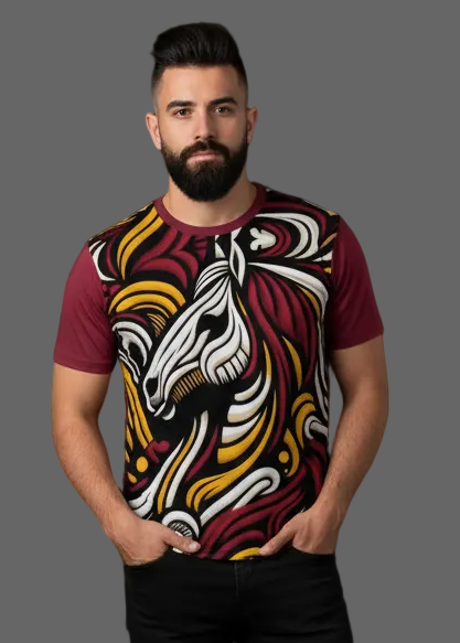 “Bronco”  O-Neck T-Shirt | 190GSM Cotton
