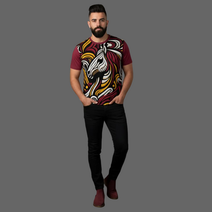 “Bronco”  O-Neck T-Shirt | 190GSM Cotton