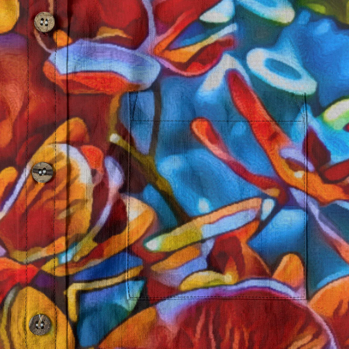 “Orchidae” Men's Breathable Cotton Shirt|125GSM