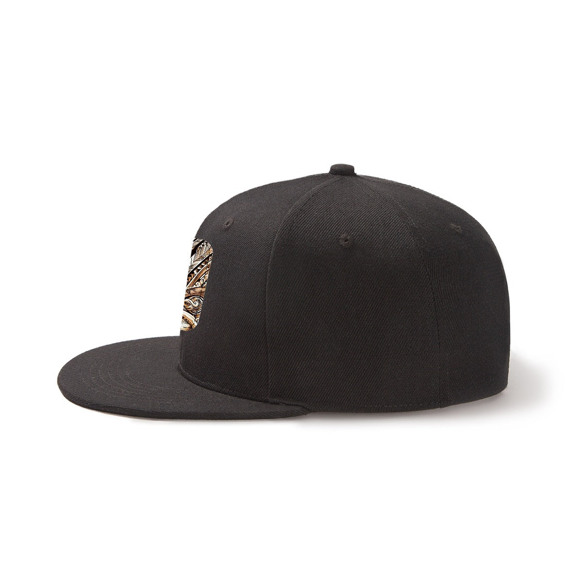 Snapback Hat with Metal Buckle