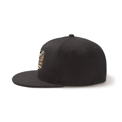 Snapback Hat with Metal Buckle