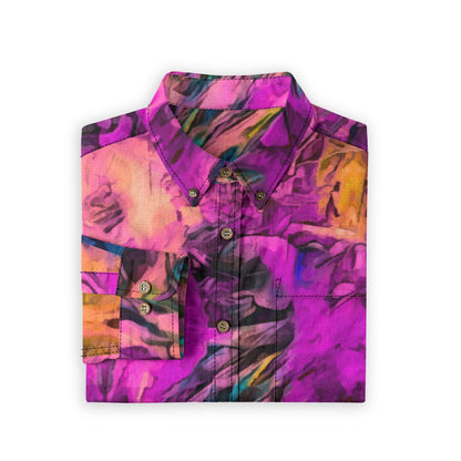 Men's Casual Lapel Long Sleeve Shirt|125GSM Cotton