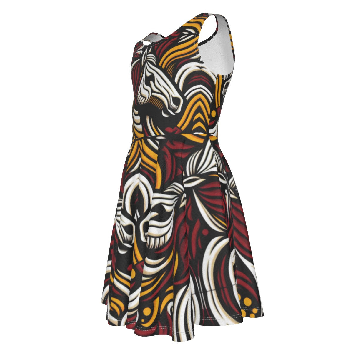 “Bronco” Kid's Sleeveless Vest Dress