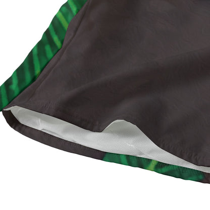 “Frangipani” Men‘s Beach Shorts With Lining