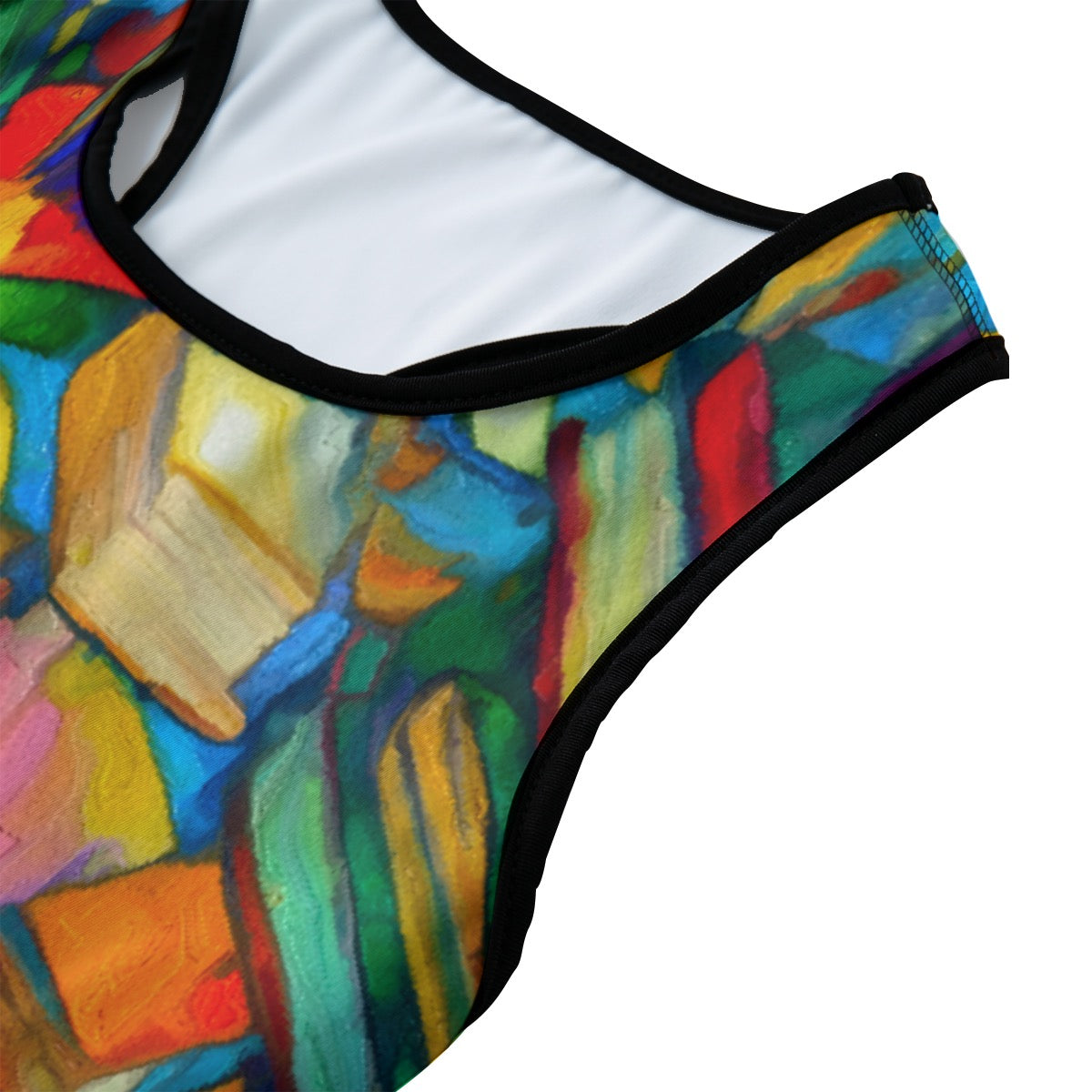 “Colour Block” Women's Sports Bra|210GSM