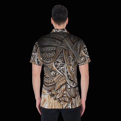 “Earthen Echoes” Men's Polo Shirt