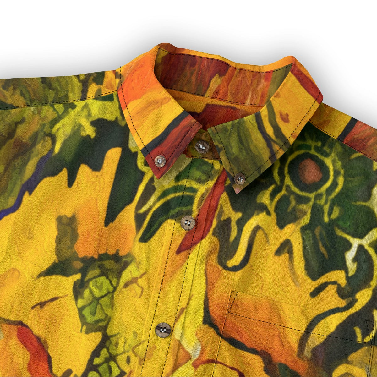 Men's Casual Lapel Long Sleeve Shirt|125GSM Cotton