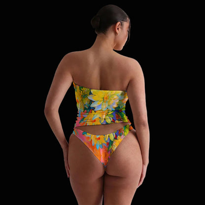 “Summer Daze” Women's Strapless Tube Top Set