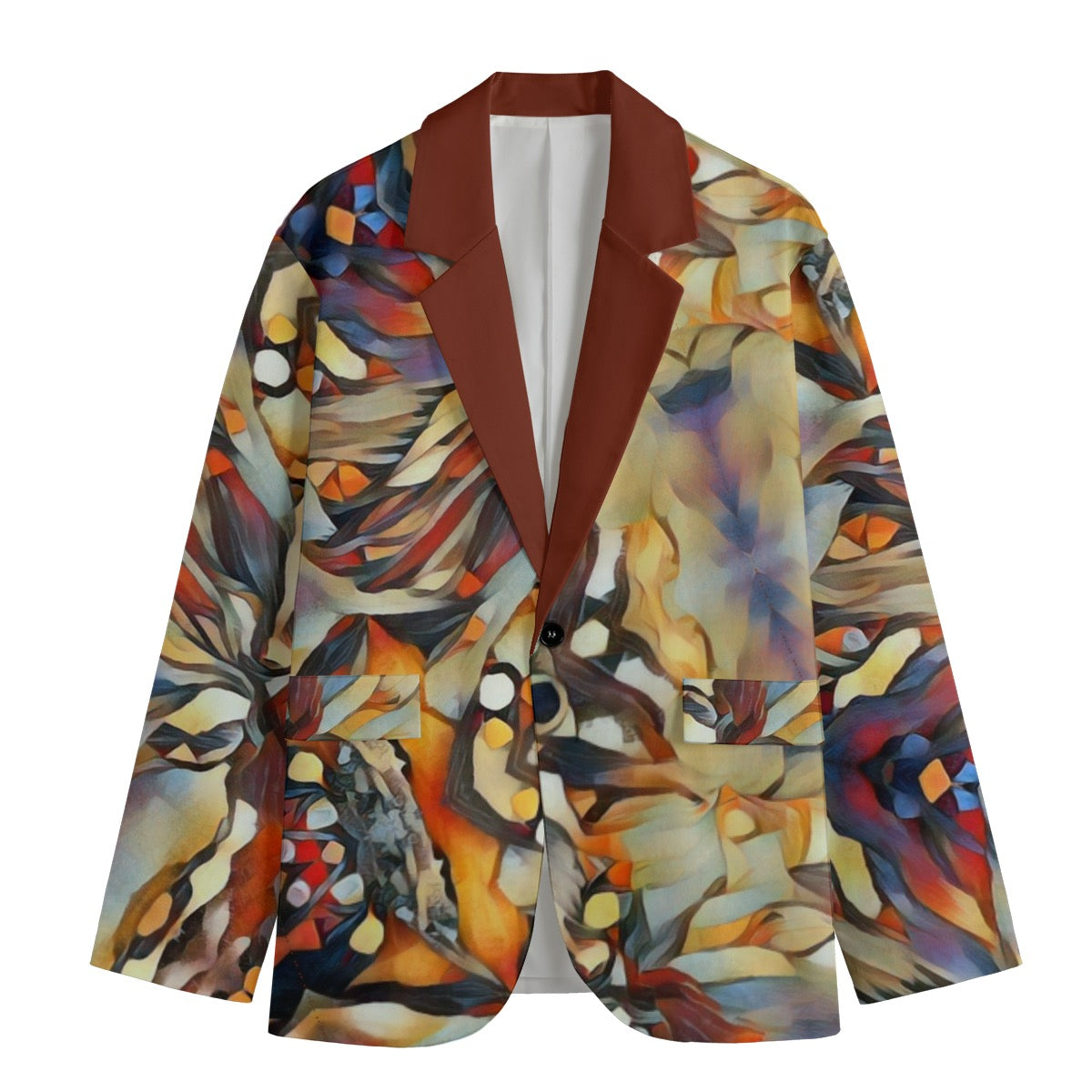 “Outback Hues” Casual Flat Lapel Collar Blazer | 245GSM Cotton