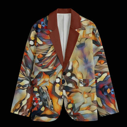 “Outback Hues” Casual Flat Lapel Collar Blazer | 245GSM Cotton