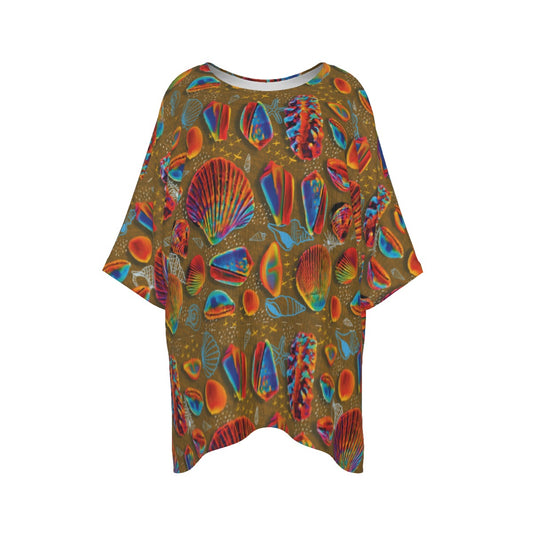 “Peregian Shells” Women's Bat Sleeve Shirt