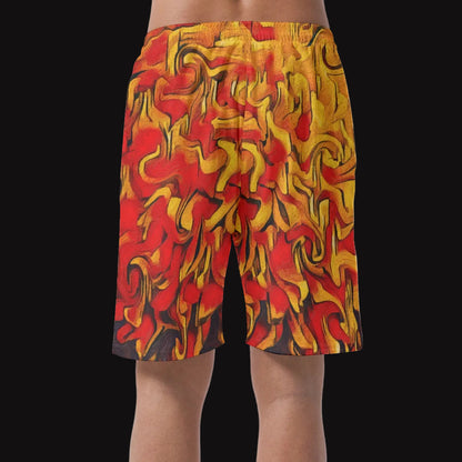 “Fire Storm” Men's Casual Short Pants
