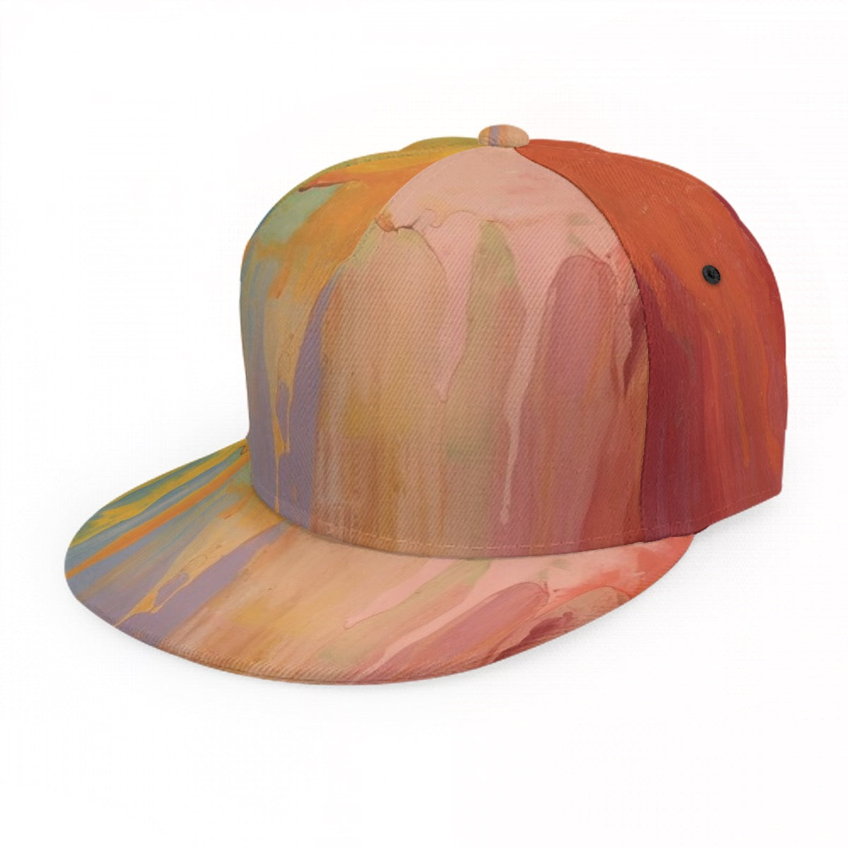 ‘Melt’ Baseball Cap With Flat Brim