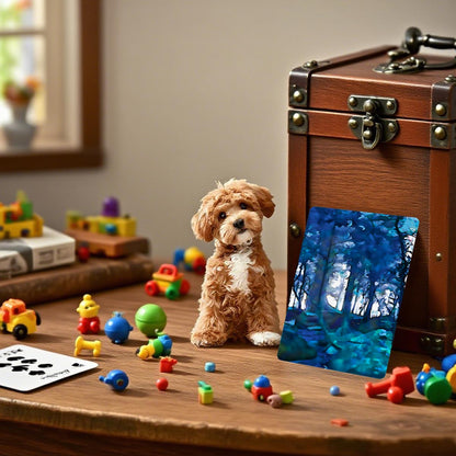 “Blue Forest” Custom Playing Cards