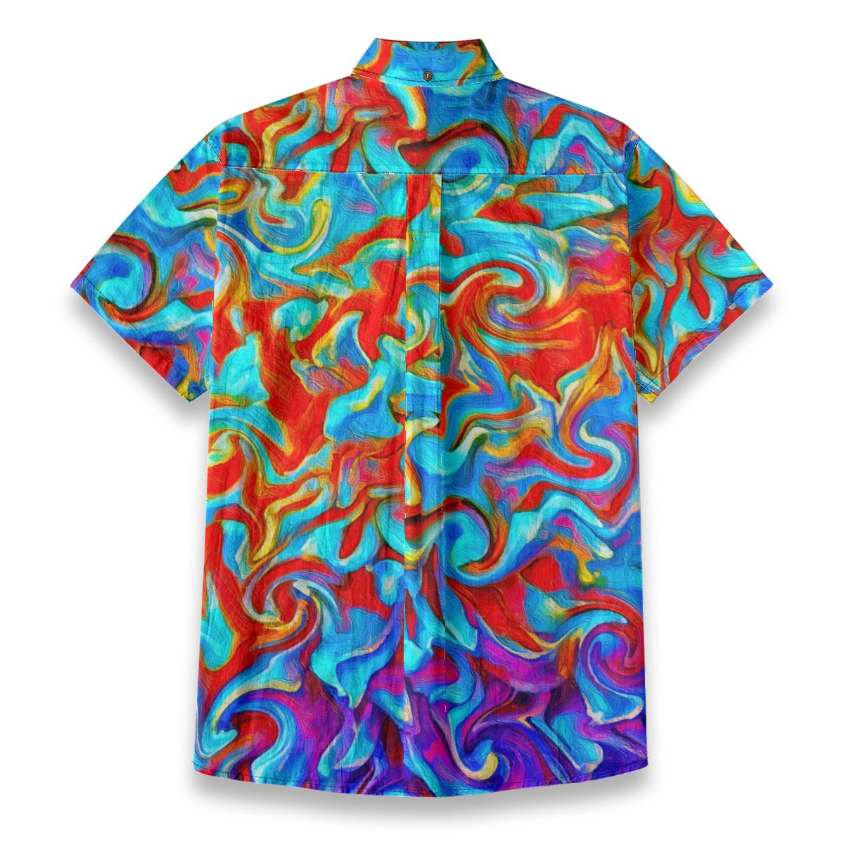 “Aurora Flare” Men's Breathable Cotton Shirt|125GSM