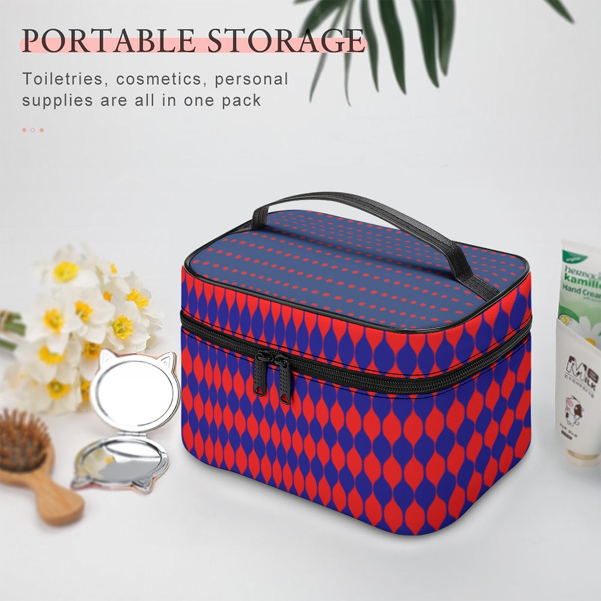 “Harlequin” Large Capacity Toiletry Organizer Bag