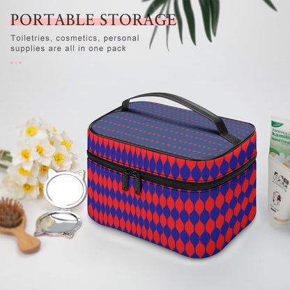 “Harlequin” Large Capacity Toiletry Organizer Bag