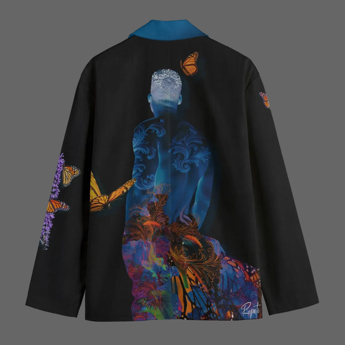 “Monarch” Men's Casual Flat Lapel Collar Blazer | 245GSM Cotton