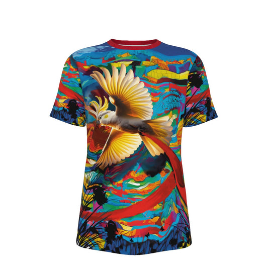 “Sulphur Crested Soaring” Eco-friendly Men's Short Sleeve T-shirt
