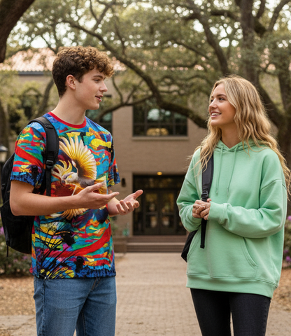 “Sulphur Crested Soaring” Eco-friendly Men's Short Sleeve T-shirt