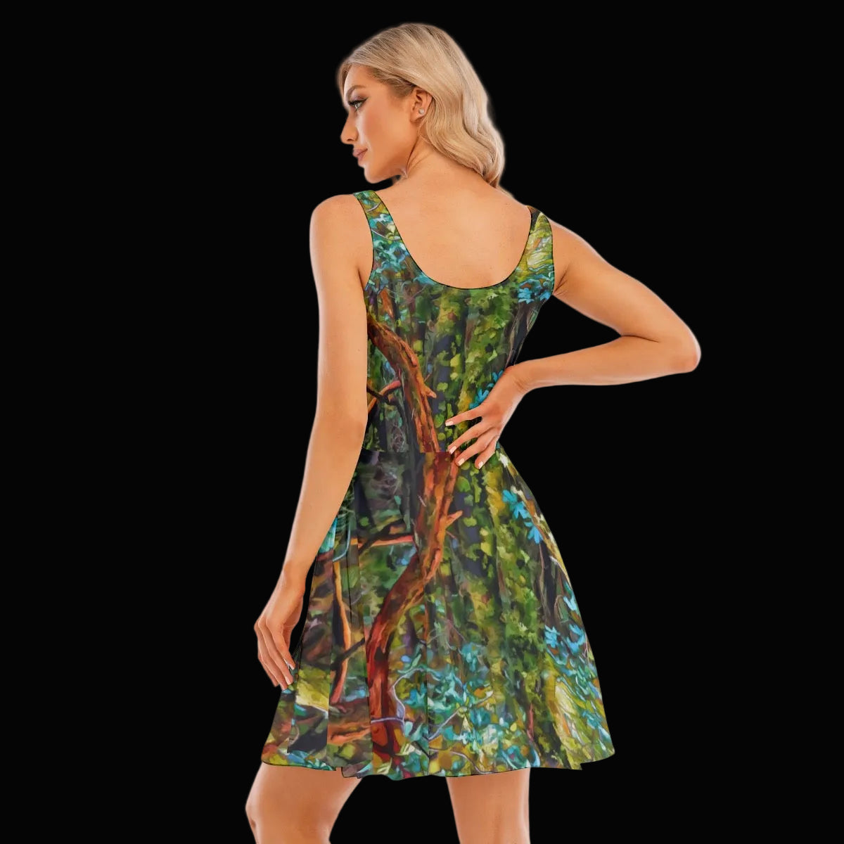 “Woodlands” Women's Tank Vest Dress