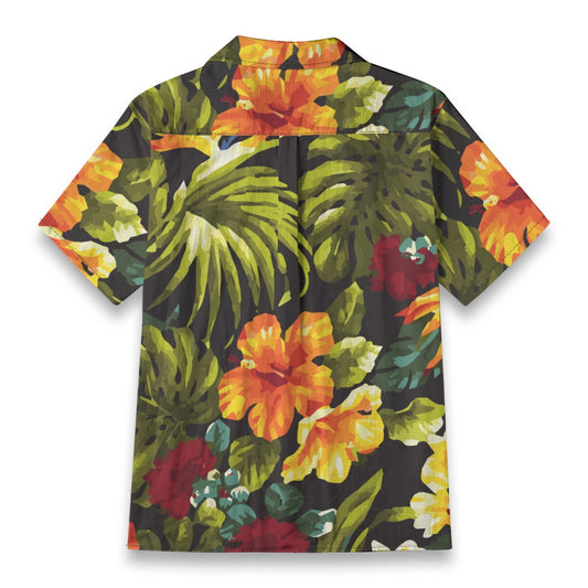 “Hibiscus” Men's Casual Hawaiian Short Sleeve Shirt