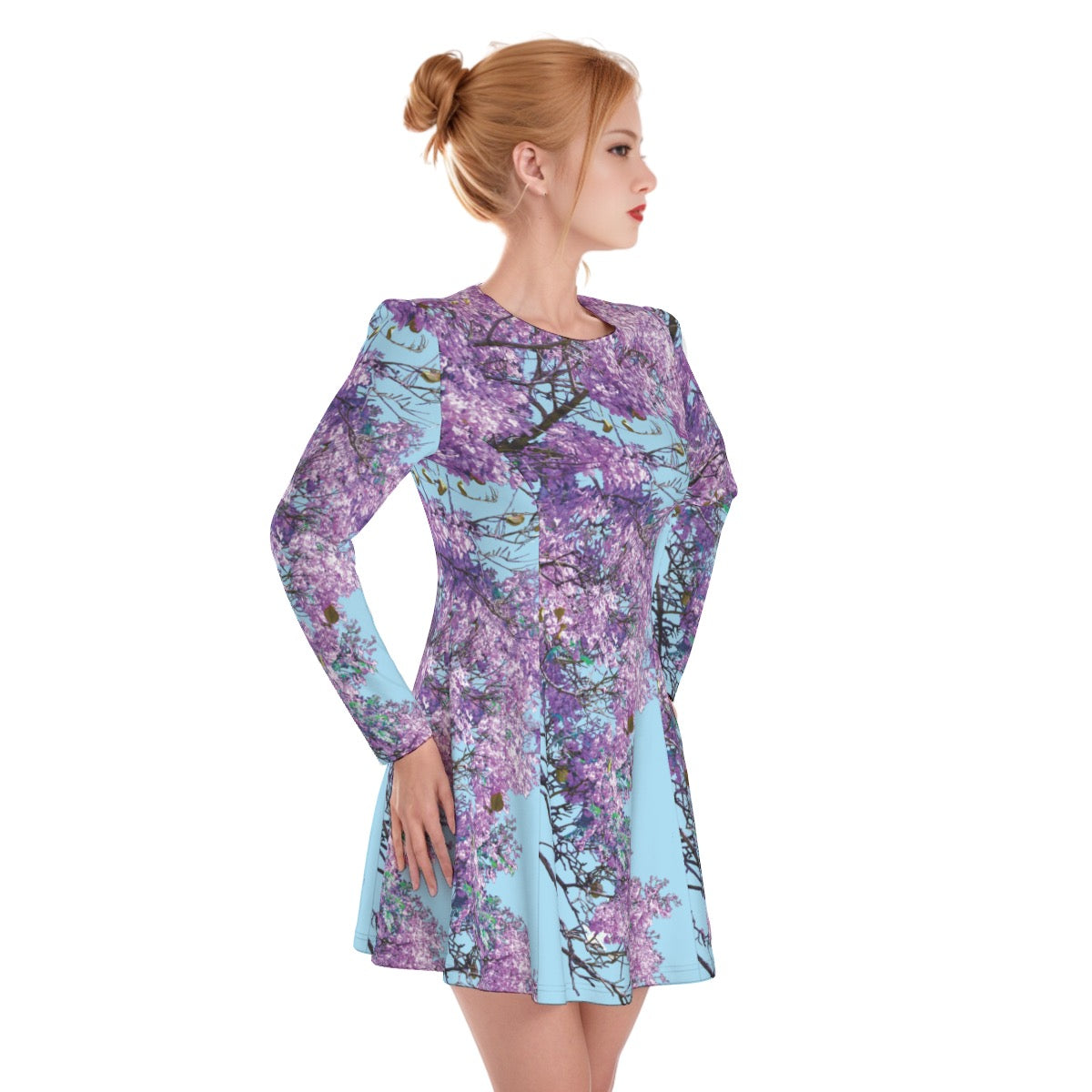 “Jacaranda Season” Women's Irish Dress