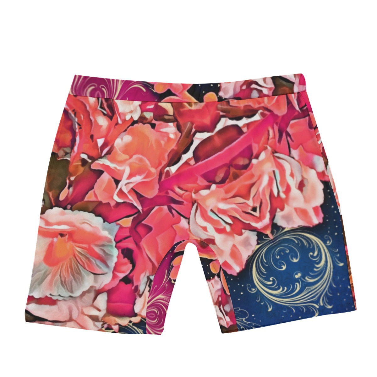 “Celestial Bloom” Men's Long Boxer Briefs