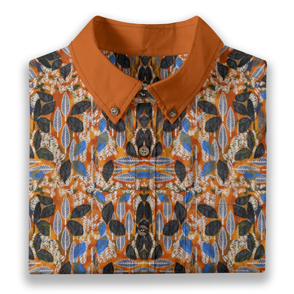 “Bohemian Canopy” Men's Breathable Cotton Shirt|125GSM