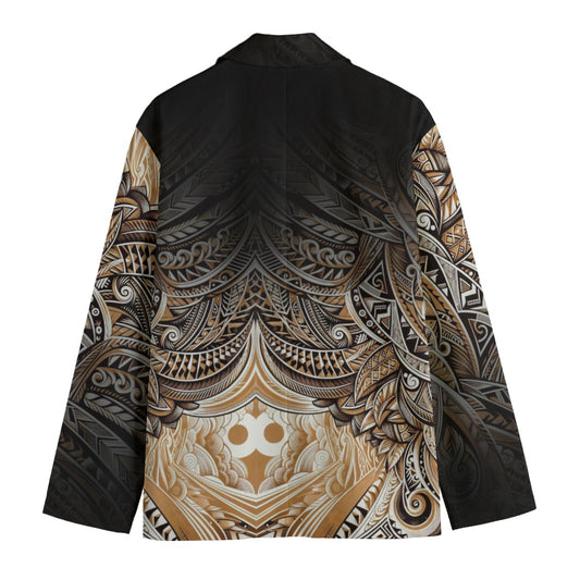 “Evening” Men's Casual Flat Lapel Collar Blazer