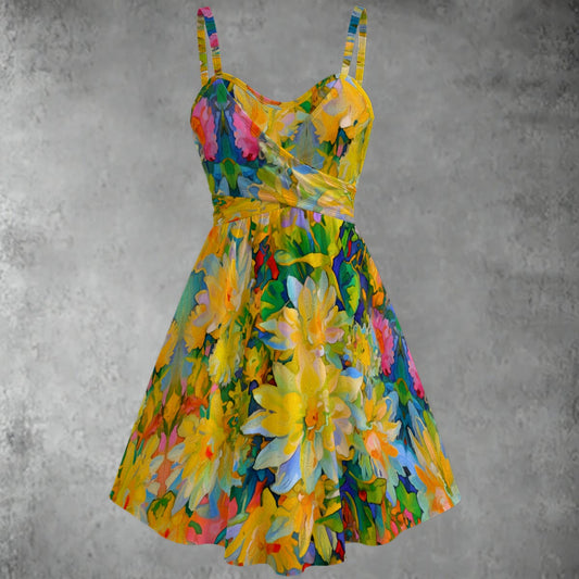 “Summer Daze” Women's Spaghetti Strap Dress