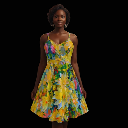 “Summer Daze” Women's Spaghetti Strap Dress