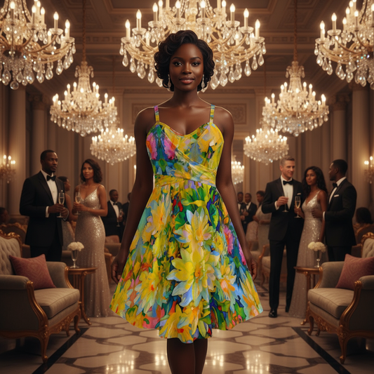 “Summer Daze” Women's Spaghetti Strap Dress