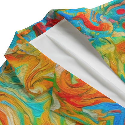 “Coober Pendy”  Men's Casual Flat Lapel Collar Blazer | 245GSM Cotton