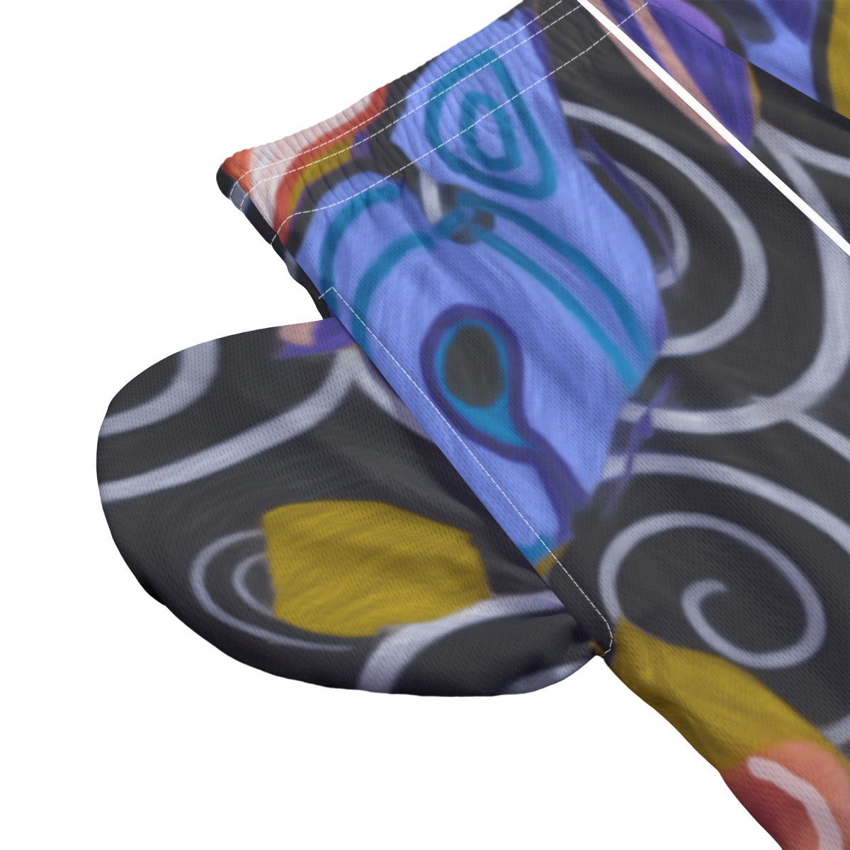 "Organic Echoes" Men's Pocket Customizable Shorts