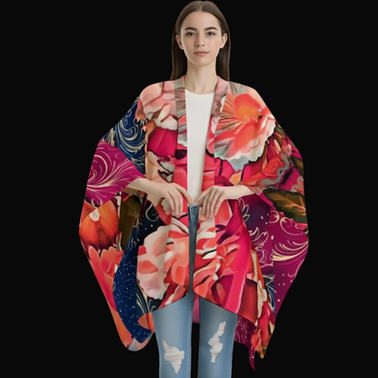 “Celestial Bloom” All-Season Soft Touch Shawl