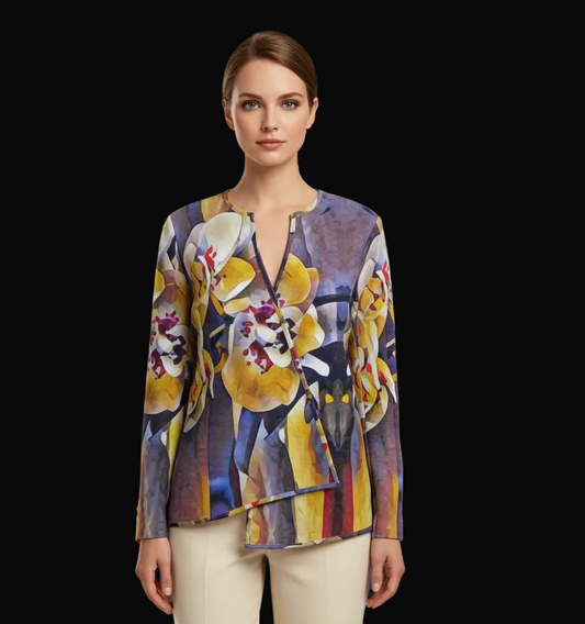 “Moth Orchid“ Women's Long Sleeve Outwear