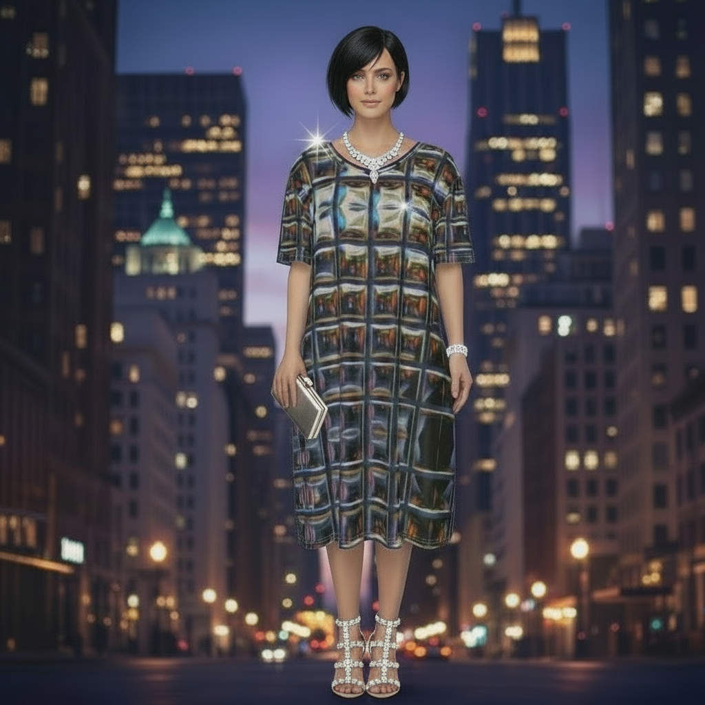 “Armoury” Women's Short Sleeve Waist Dress