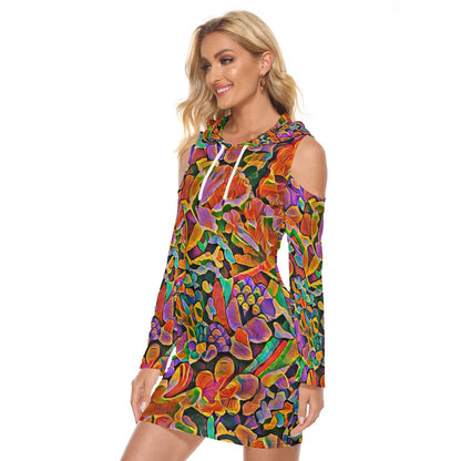 “Vivid Flora ” Women's Tight Dress