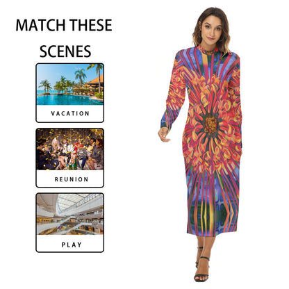 “Protea”  Women's Hip Dress