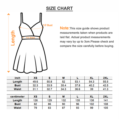 “Ocean Echoes”  Women's Sling Dress