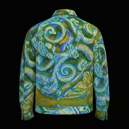 “Arcadia” Unisex Lapel Jacket | 245GSM Cotton