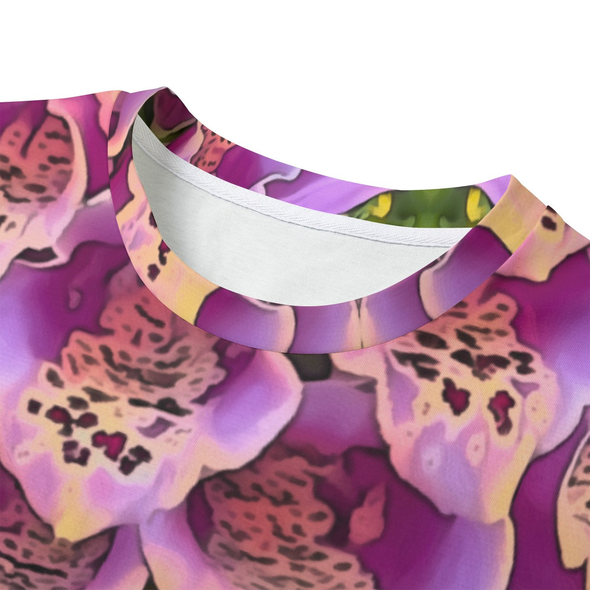 “Foxglove Cascade“ Women's Dress | 180GSM Cotton