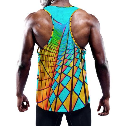 “Opera House 1” Men's Slim Y-Back Muscle Tank Top